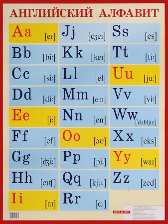 Английский алфавитс транс