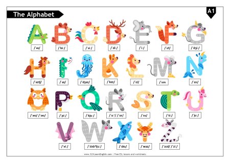 Alphabet for Kids с транскрипцией