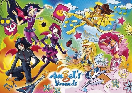 Персонажи из мультика друзья ангелов