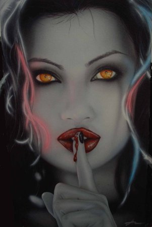 Женщина вампирша