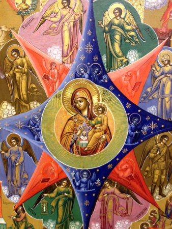 Икона Богородицы Неопалимая Купина