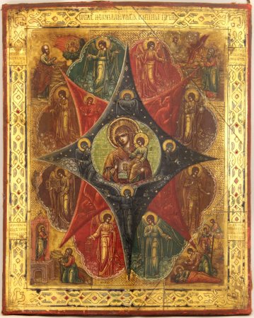 Икона Божией матери неопплинач евпина