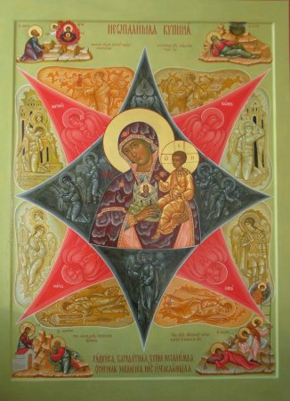 Икона Богородицы Неопалимая Купина