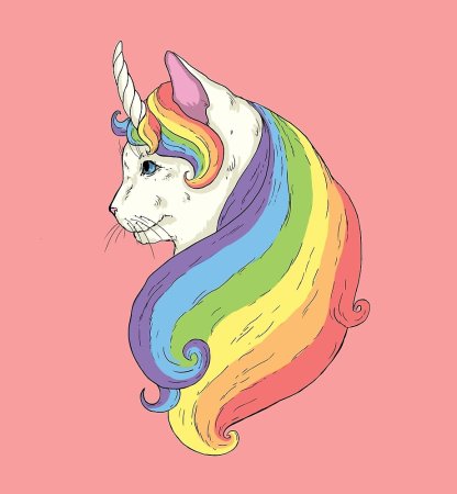 Кошка Единорог