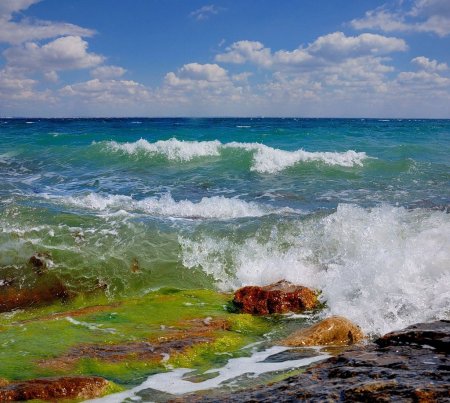 Море волна Крым