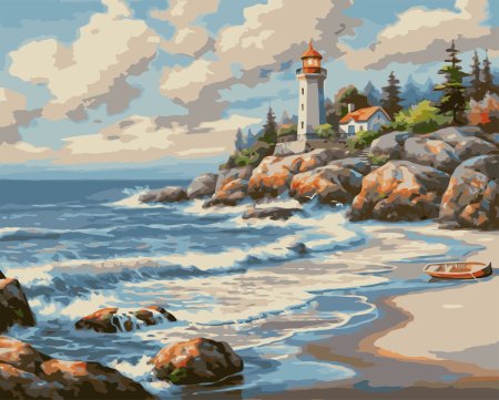 Mark Keathley морской пейзаж,,Маяк