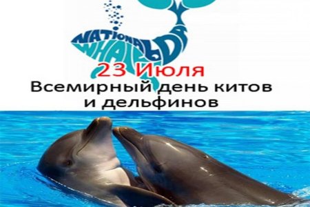 23 Июля - Всемирный день китов и дельфинов (с 1986 г.)