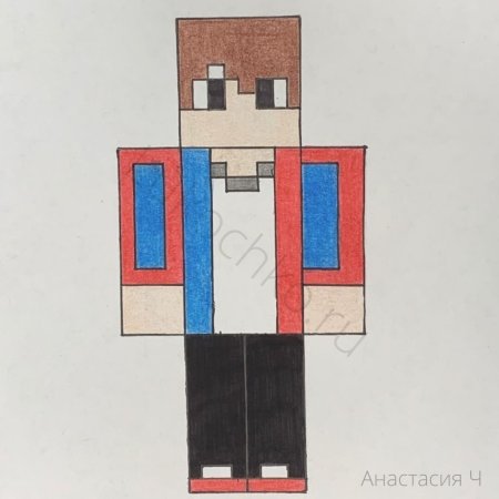 Рисунок компота из МАЙНКРАФТА