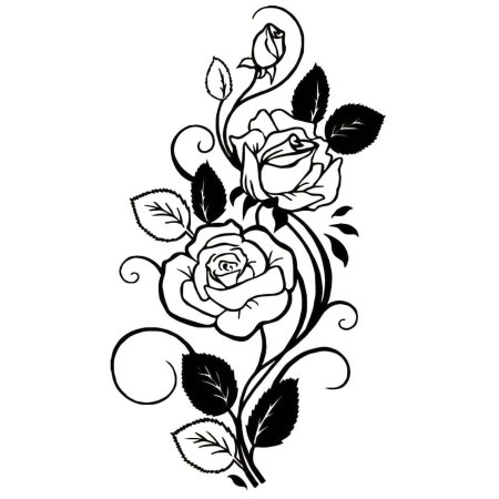 Узоры цветов для рисования