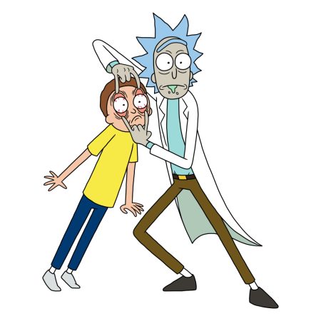 Рик и Морти в полный рост