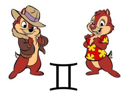 Чип и Дейл рисунок цветной