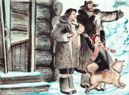 Чук и Гек иллюстрации к рассказу