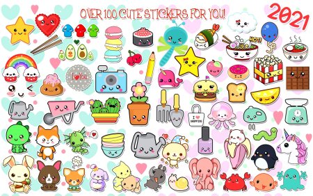 Маленькие наклейки