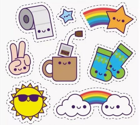 Стикеры для распечатки