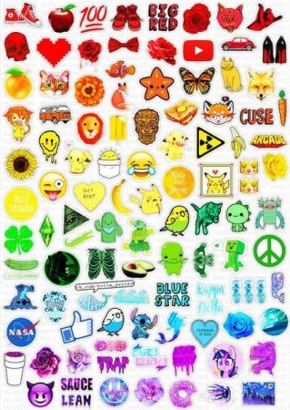 Наклейки для распечатки