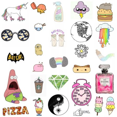 Наклейки картинки для распечатки