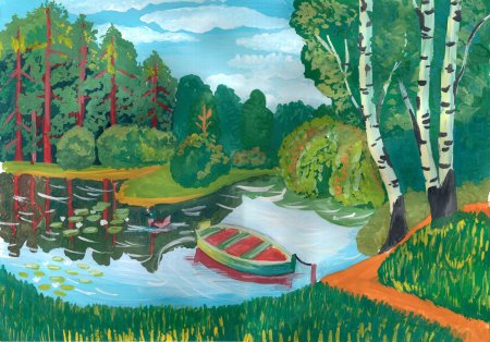 Рисунок на тему природа