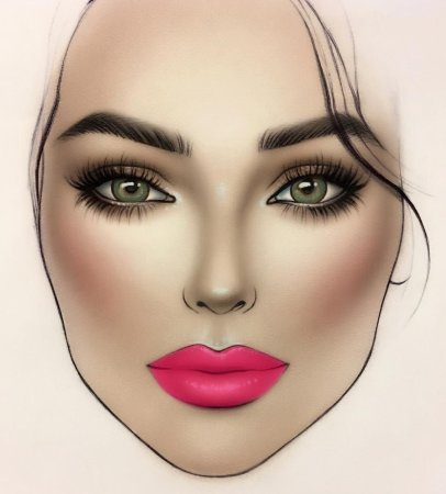 Лицо для макияжа