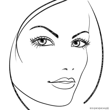 Контур лица