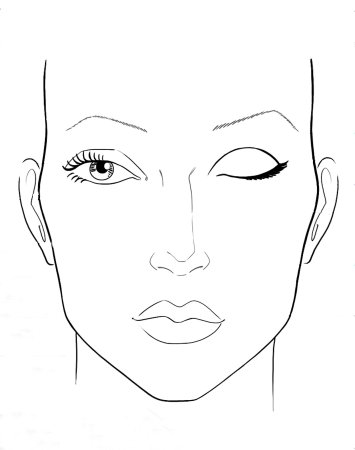 Лицо для макияжа