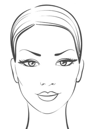 Лицо для макияжа