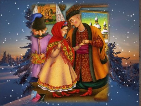 Гоголь ночь перед Рождеством иллюстрации Вакула