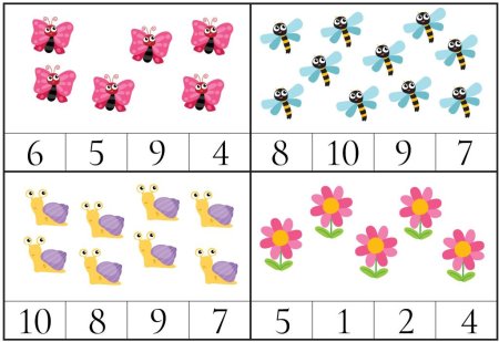 Карточки счет до 10