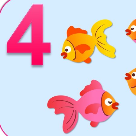 Карточки с цифрами и картинками