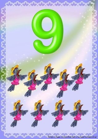 Цифры с картинками