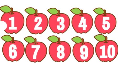 Цифры от 1 до 10 для детей