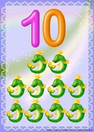 Цифры для детского сада