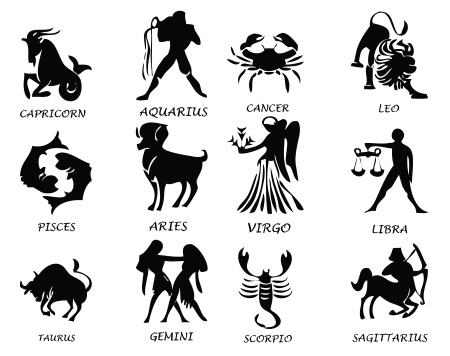 Стилизованное изображение знаков зодиака