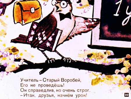 Птичья школа Борис Заходер рисунок