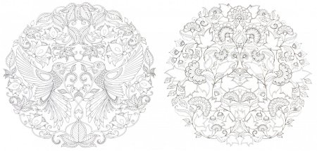 Джоанна Бэсфорд таинственный сад раскраска