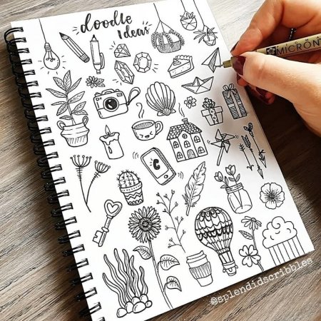 Мини рисунки для скетчбука