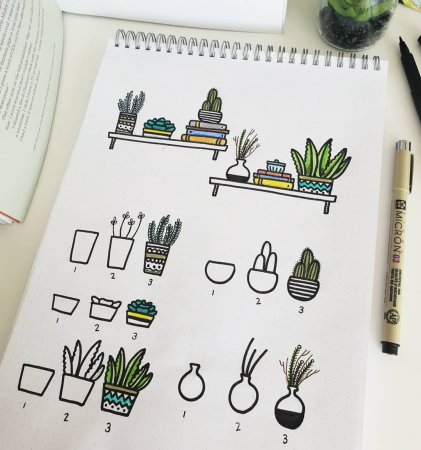 Bullet Journal дудлы