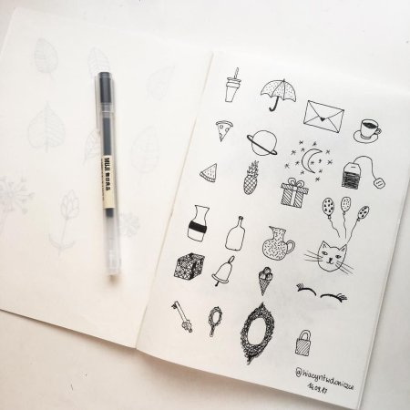 Маленькие рисунки для скетчбука легкие