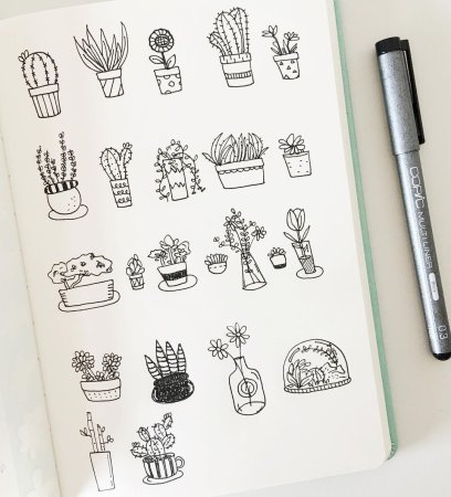 Маленькие рисунки для скетча