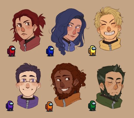 Игроки амонг АС персонажи