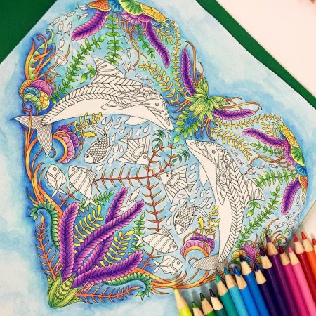 Джоанна Басфорд Затерянный океан Раскрашенные