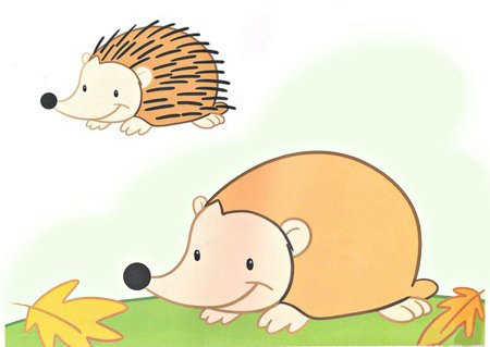 Ежик рисунок для детей