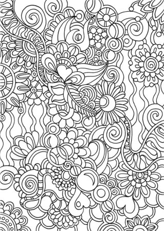 Раскраски сложные