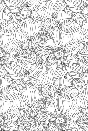 Раскраски антистресс узоры