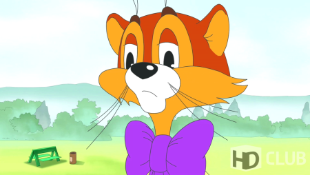 Кот Леопольд грустит