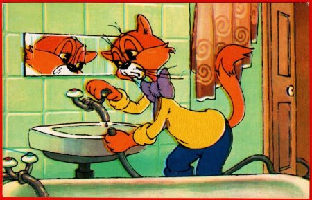 Кот Леопольд телевизор