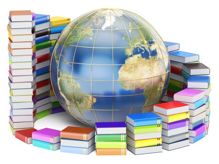 Глобус с книжками