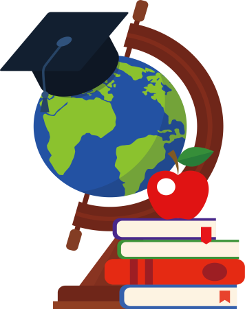 Магистерская шапочка на глобусе