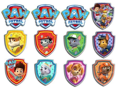Щенячий патруль значки мега щенков