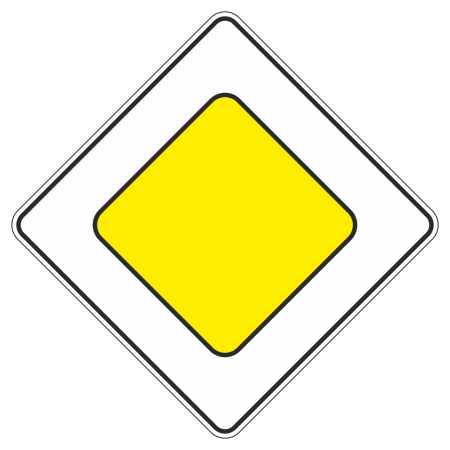 Знаки дорожного движения Главная дорога