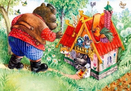 Русскаянародная скакака Теремок